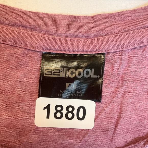 32 Degrees Women Midi Dress size M Taupe Pink Short Sleeve Round Neck Stretch - Picture 6 of 8